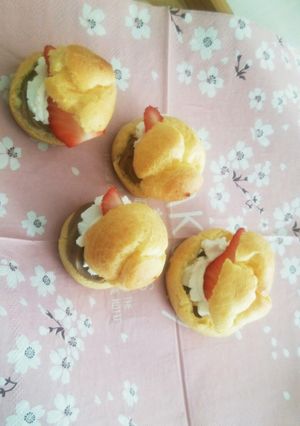 ⭐レンジで簡単シュークリーム⭐-レシピのメイン写真