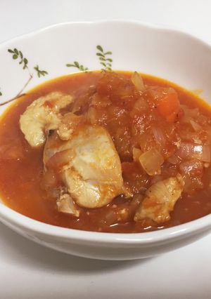 鶏とトマトのスープ-レシピのメイン写真