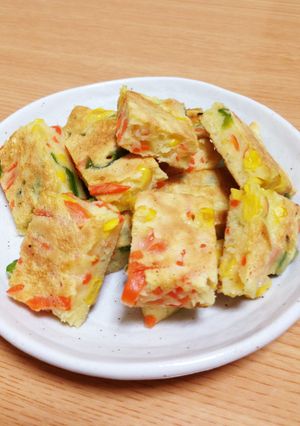 【離乳食完了期】野菜たっぷりパンケーキ♡-レシピのメイン写真