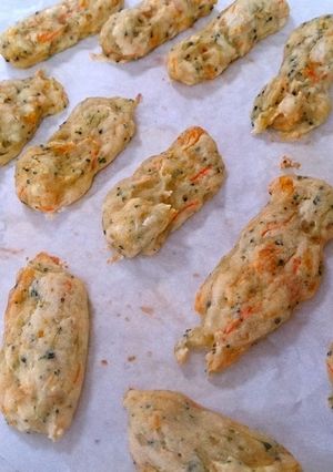 手づかみ食べ離乳食に☆野菜入りお豆腐パン-レシピのメイン写真