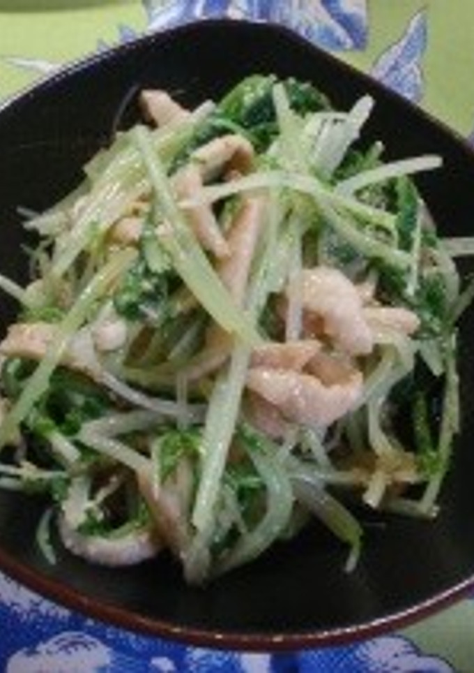とり皮と水菜の酢味噌和え-レシピのメイン写真