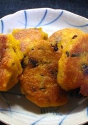 かぼちゃとレーズンの小判焼き-レシピのメイン写真