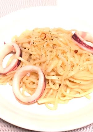 簡単アレンジ☆うどんペペロンチーノ-レシピのメイン写真