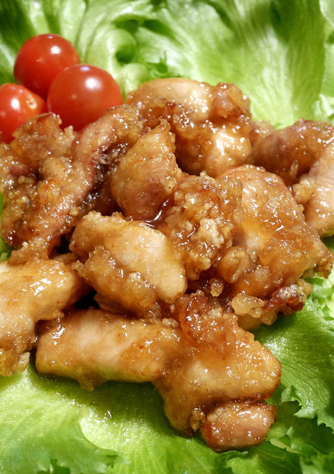 りんごソースとはちみつ☆鶏のから揚げ-レシピのメイン写真