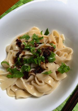 茹で上げうどんにフワッと香る麻辣油-レシピのメイン写真