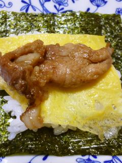 生姜焼きの手巻きご飯-レシピのメイン写真