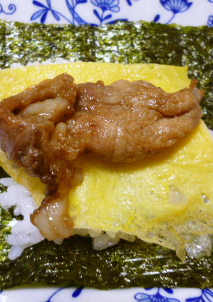生姜焼きの手巻きご飯-レシピのメイン写真