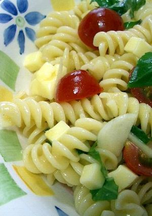 イタリアンカラーの冷製パスタ-レシピのメイン写真