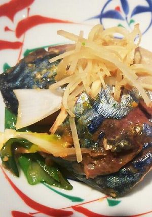鯖の味噌煮(赤味噌こってり味)-レシピのメイン写真