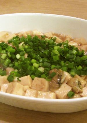 カキと豆腐の炒めもの-レシピのメイン写真