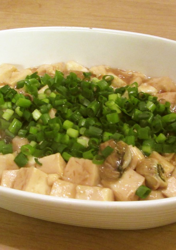 カキと豆腐の炒めもの-レシピのメイン写真