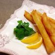 春巻きの皮でスティックアップルパイ*