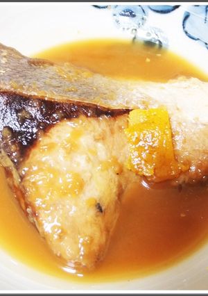 ブリ・サバのみそ煮　白味噌生姜柚子味-レシピのメイン写真