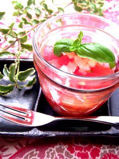 トマトの蜂蜜レモンマリネ-レシピのメイン写真