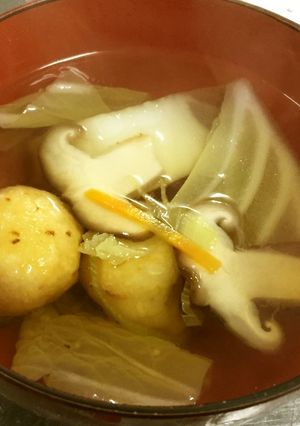 低たんぱくつくね汁　たんぱく質約1/3-レシピのメイン写真
