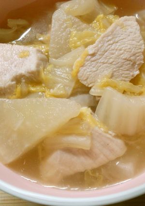 簡単！大根と白菜 鶏むね肉のナンプラー煮-レシピのメイン写真