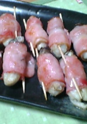 牡蠣のベーコン巻き-レシピのメイン写真
