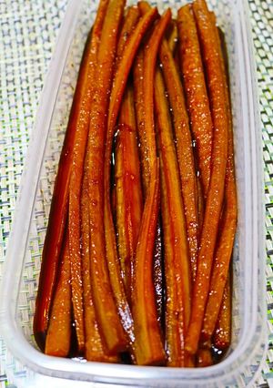 韓国風ごぼう煮。のり巻き用（우엉조림）-レシピのメイン写真
