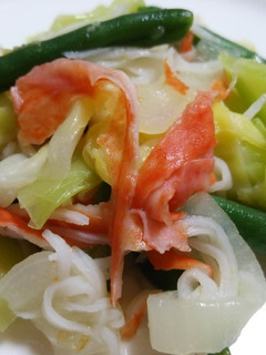 カニカマと塩レモン de 野菜炒め☆-レシピのメイン写真
