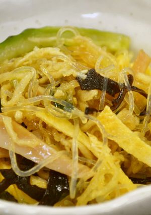 食物繊維たっぷり☆切干大根と春雨のサラダ-レシピのメイン写真