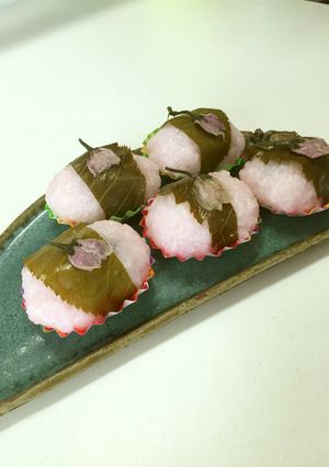 ひな祭りに 桜もち-レシピのメイン写真