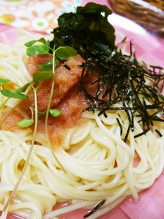 たらこガーリックオリーブオイル漬けパスタ-レシピのメイン写真