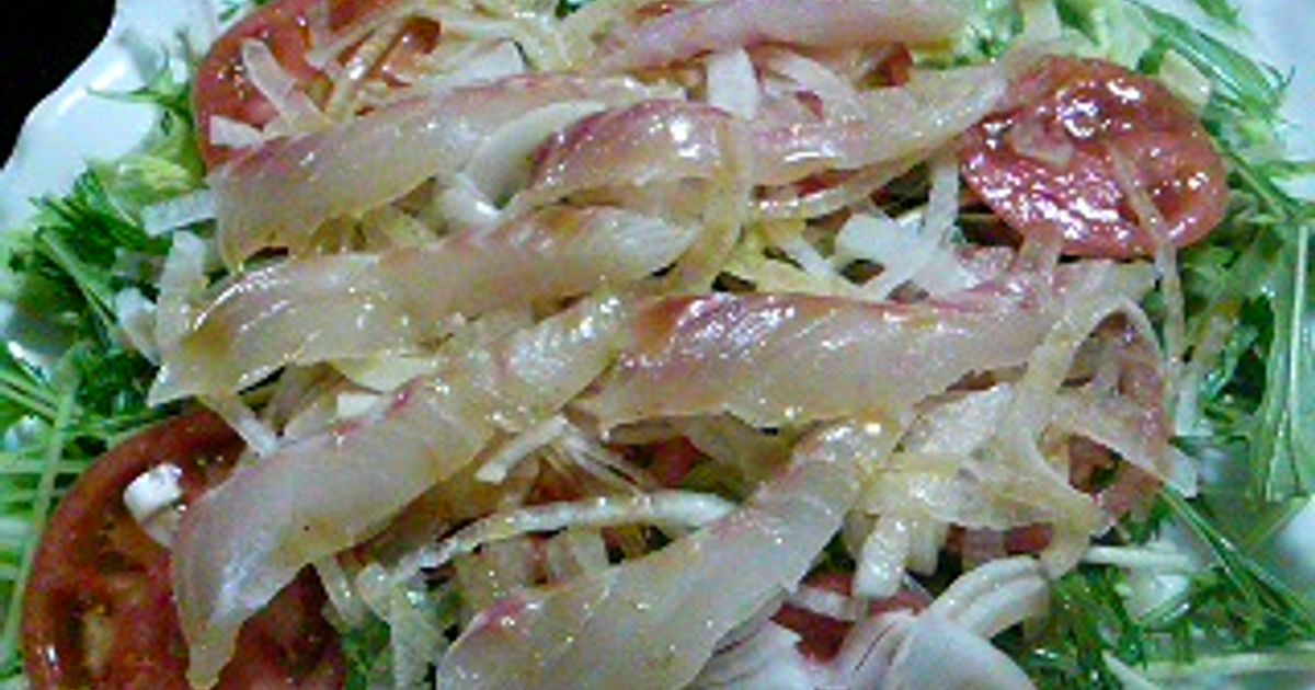 スーパーのお造りパックで豪華カルパッチョ by aco63☆ 【クックパッド