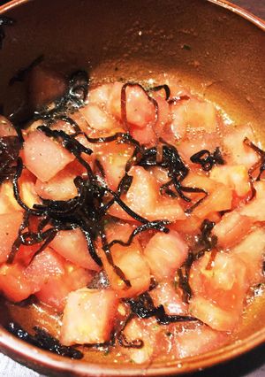 トマトの塩こんぶ和え-レシピのメイン写真