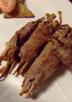 みそ味でえのきの肉巻き　-レシピのメイン写真