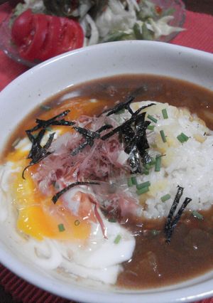 カレー鍋お掃除レシピ★和風カレースープ飯-レシピのメイン写真