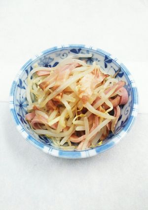 ピンチな時！焼き豚ともやしの和え物！-レシピのメイン写真