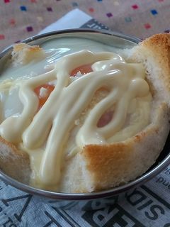 パンカップで目玉焼き-レシピのメイン写真