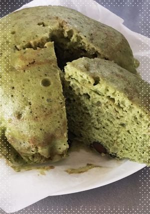 お腹に優しい♡ＨＭで抹茶蒸しパン-レシピのメイン写真