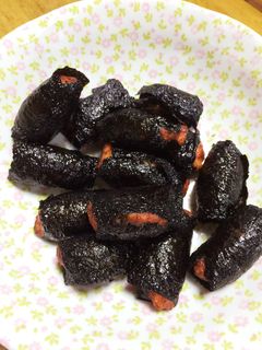 *鶏ひき肉の磯辺揚げ*-レシピのメイン写真