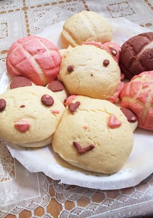 ☆バレンタインにメロンパン☆-レシピのメイン写真