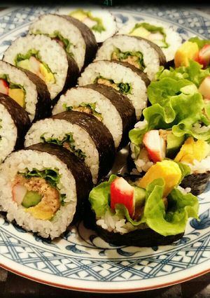 節分☆恵方巻【甘辛ツナマヨのサラダ巻き】-レシピのメイン写真