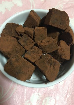 ココナッツオイルでオレンジ生チョコ-レシピのメイン写真