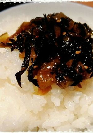 漬け菜(体菜)のゴマ油炒めでご飯食べょ♪-レシピのメイン写真