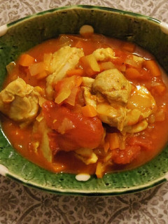 簡単!鶏肉と野菜のトマト缶煮-レシピのメイン写真