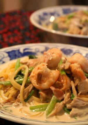エビと舞茸のクリ～ムパスタ☆-レシピのメイン写真