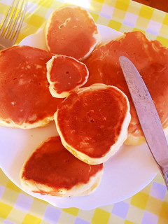 お餅入り!モチモチパンケーキ-レシピのメイン写真