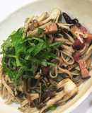 生蕎麦を使った☆和風ペペロンチーノ☆