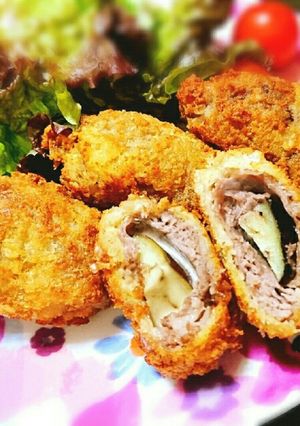 牛肉の茄子チーズ巻きフライ-レシピのメイン写真