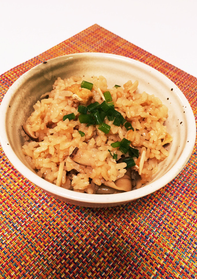 簡単♪美味しい♪干し椎茸できのこごはん-レシピのメイン写真