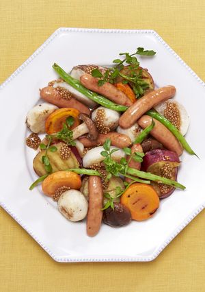 燻製屋ウインナーの大皿グリル焼き-レシピのメイン写真