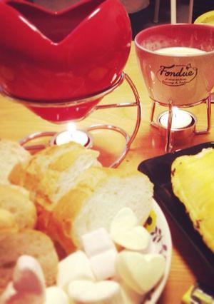 女子会♡チーズフォンデュ-レシピのメイン写真