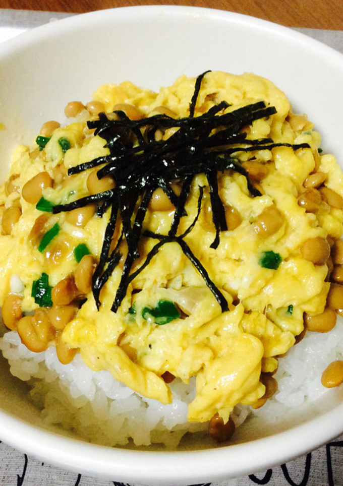 納豆玉子丼！-レシピのメイン写真