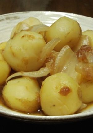 新ジャガ新タマネギで煮物☆やさしい味-レシピのメイン写真
