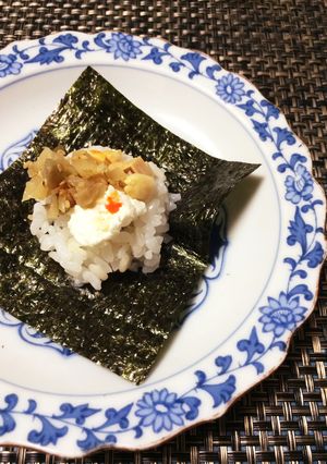 和洋中♫ザーサイとクリチの手巻きごはん-レシピのメイン写真