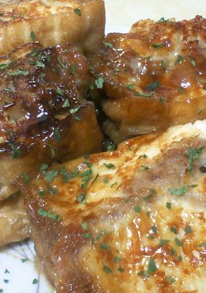 ボリュームたっぷり!生揚げ挽肉ステーキ-レシピのメイン写真